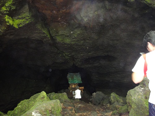 竜宮洞穴のモヤ